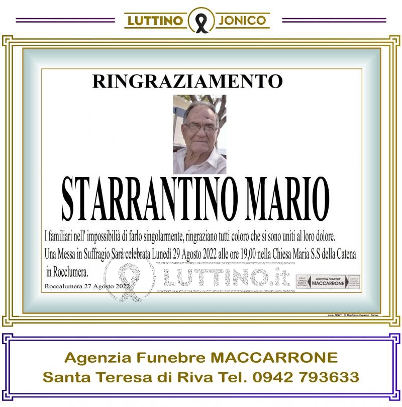 Mario  Starrantino 